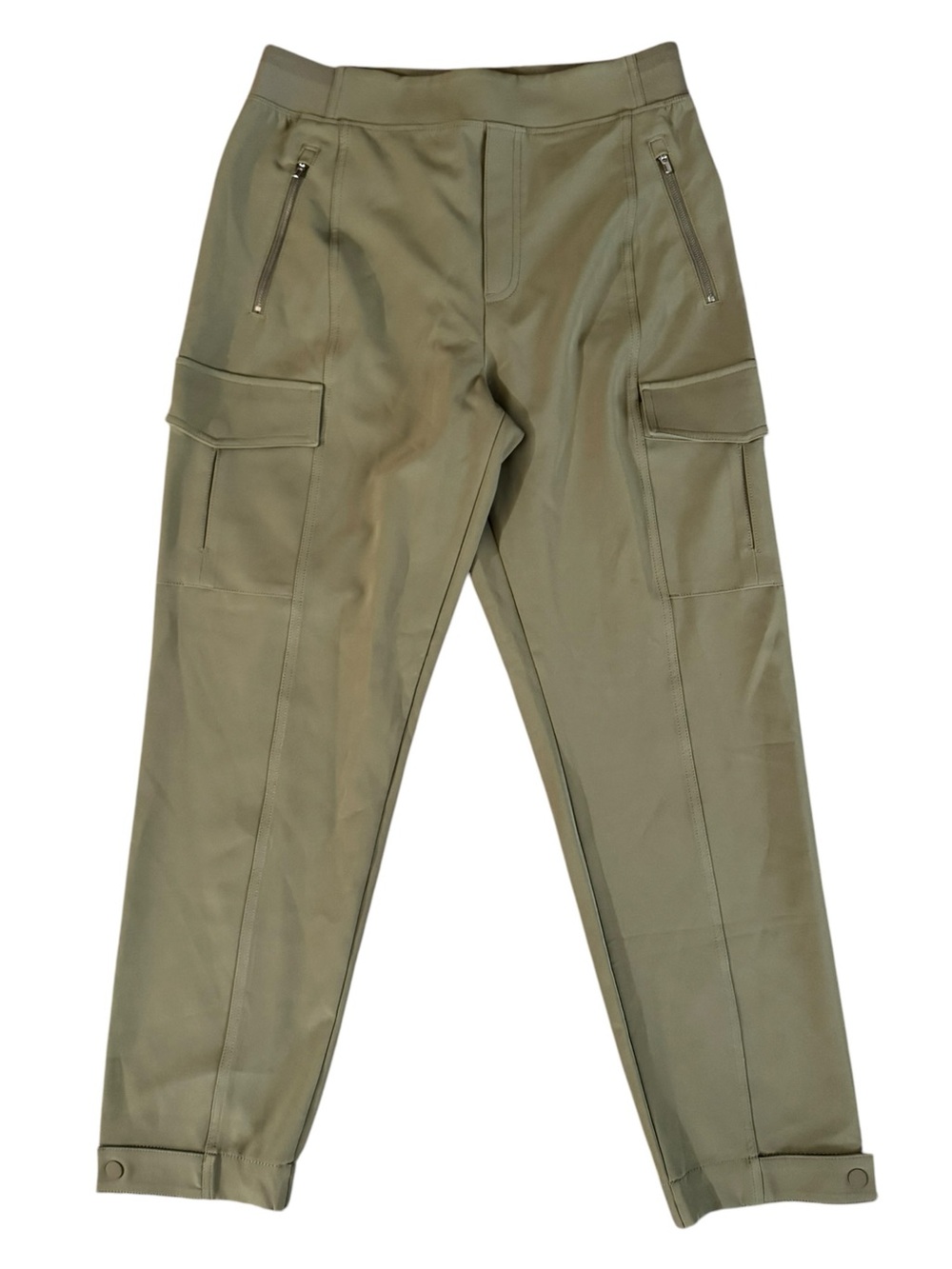 Athleta Endless High Rise Cargo Pant Size 8 Olive Green Travel Commute